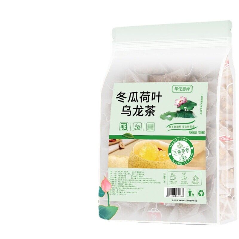 HelloYoung Winter Melon Lotus Leaf Oolong Tea 125g/bag Brewed Fruit Tea Rose Flower Tea