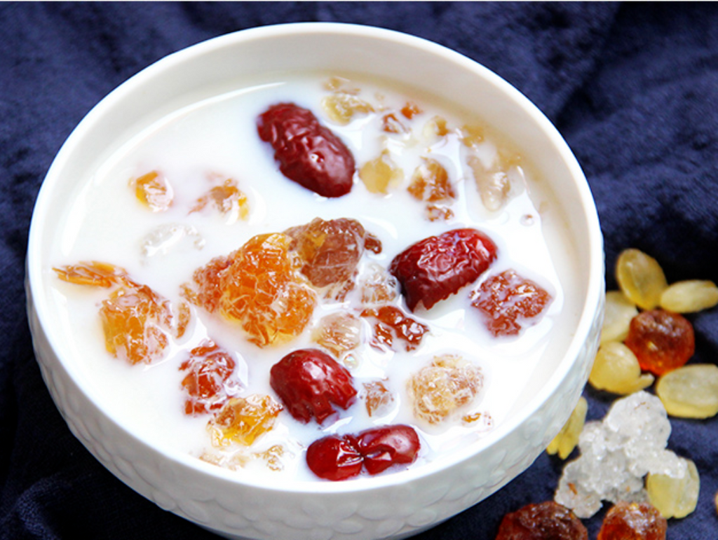500g Peach gum snow swallow and gleditsia sinensis rice combination