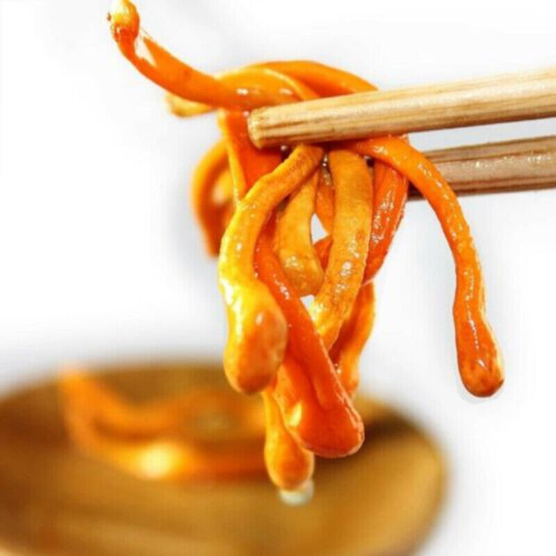 HelloYoung China Herbal Cordyceps Flower Ecology Cordyceps Militaris/Chong Cao Hua 50g-500g Main image