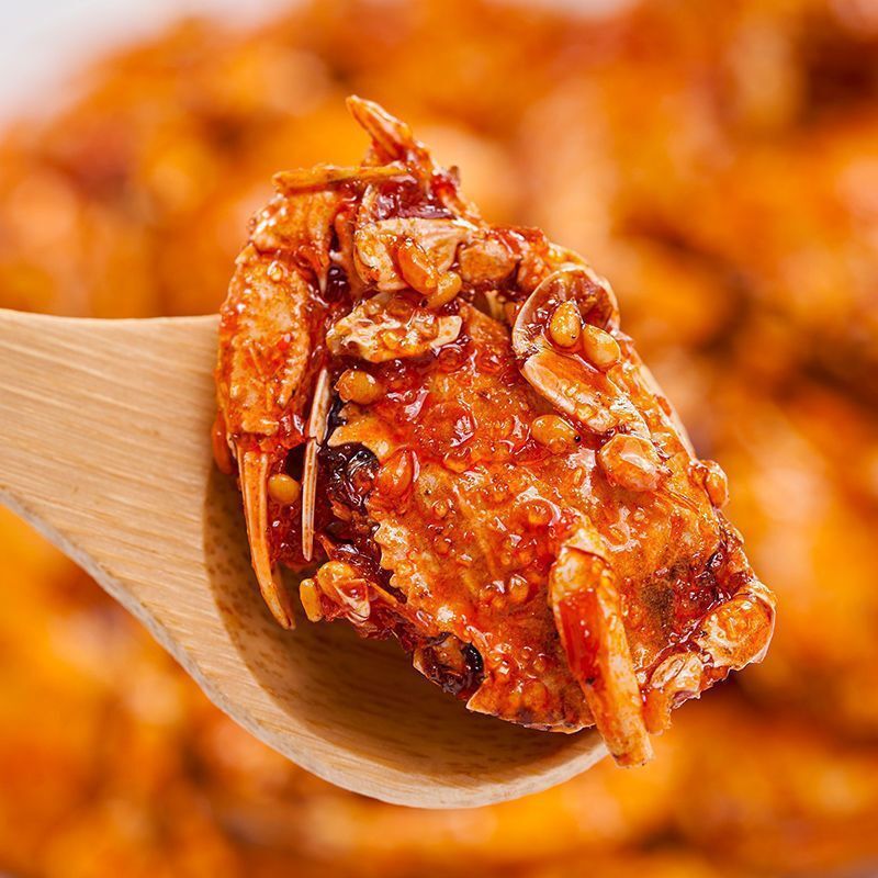 Spicy Sea Crab Ready-to-eat Seafood Spicy Small Crab Snacks 24g/bag