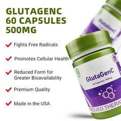Glutagen C Whitening Capsules for Skin Brightening and Anti-Aging Support 60ct
