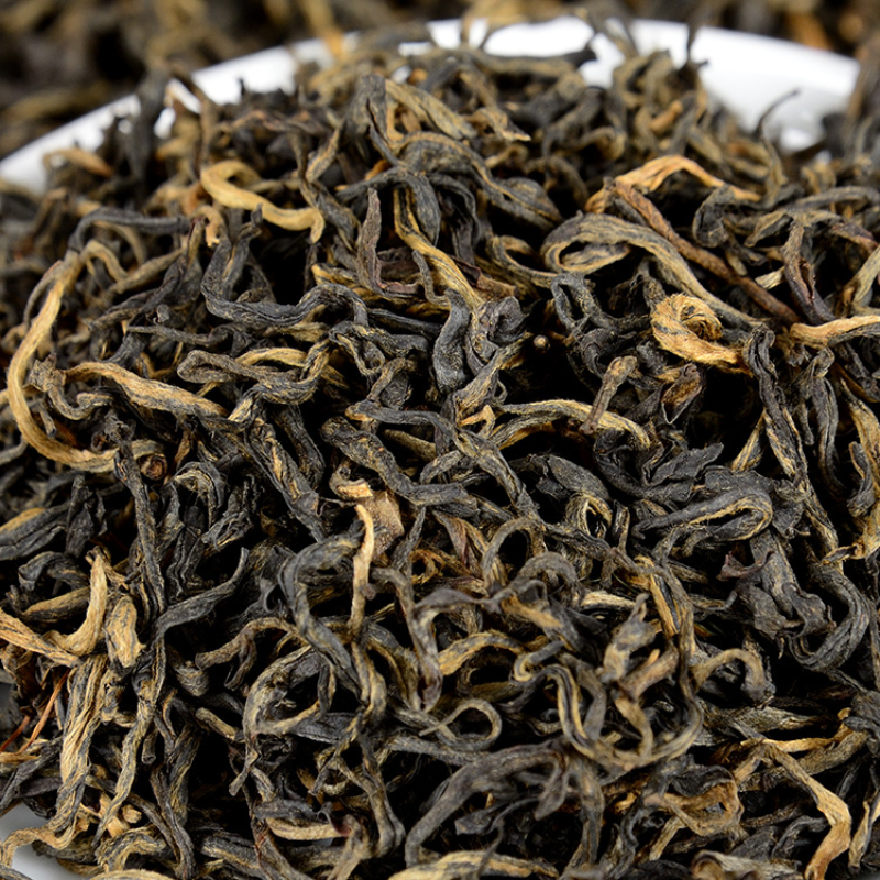 HelloYoung 500g Yunnan Fengqing Dian Hong Mao Feng Ancient Tree Dian Hong KungFu Black Tea Secondary image