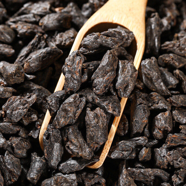 Menghai Old Tea Yunnan Pu'er Tea Glutinous Rice Fragrant Tea Fossil Ripe Tea
