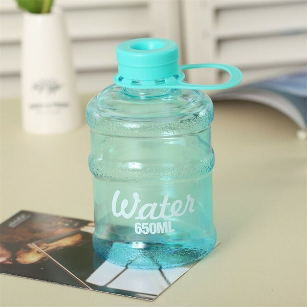 Plastic Bottled Water Bottle Portable Outdoor Drinking Bottle Drinkware Readily