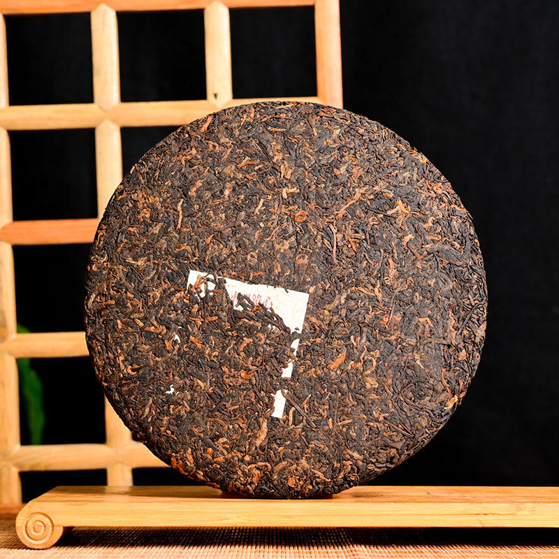 Pu'er Tea [Collection Level] Mengsong Old Tree Round Tea Ripe Tea Tea Cakes 357g