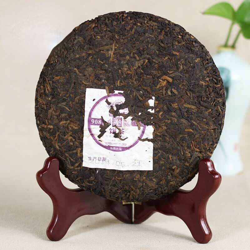HelloYoung yr Ripe Puerh Tea Laotongzhi 908 Batch 141 High Quality Old Comrade Puer Main image