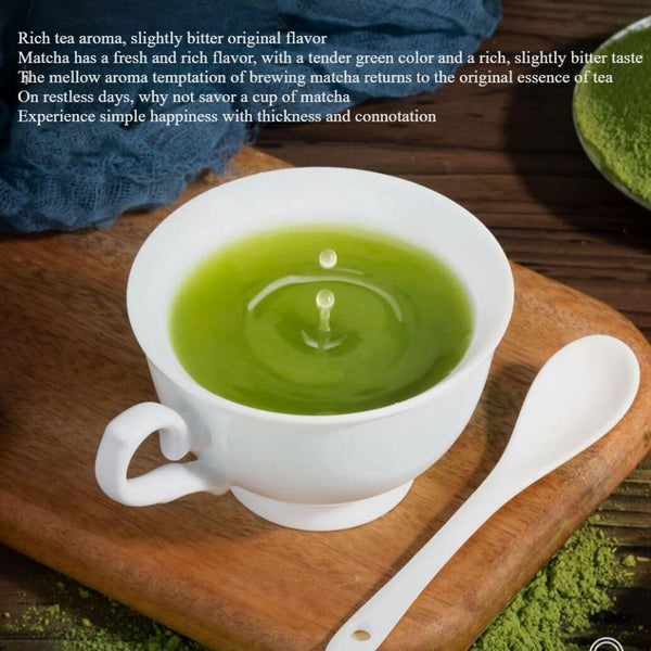 Authentic Matcha Green Tea Powder: Small Bag Packaging, Perfect Brewing