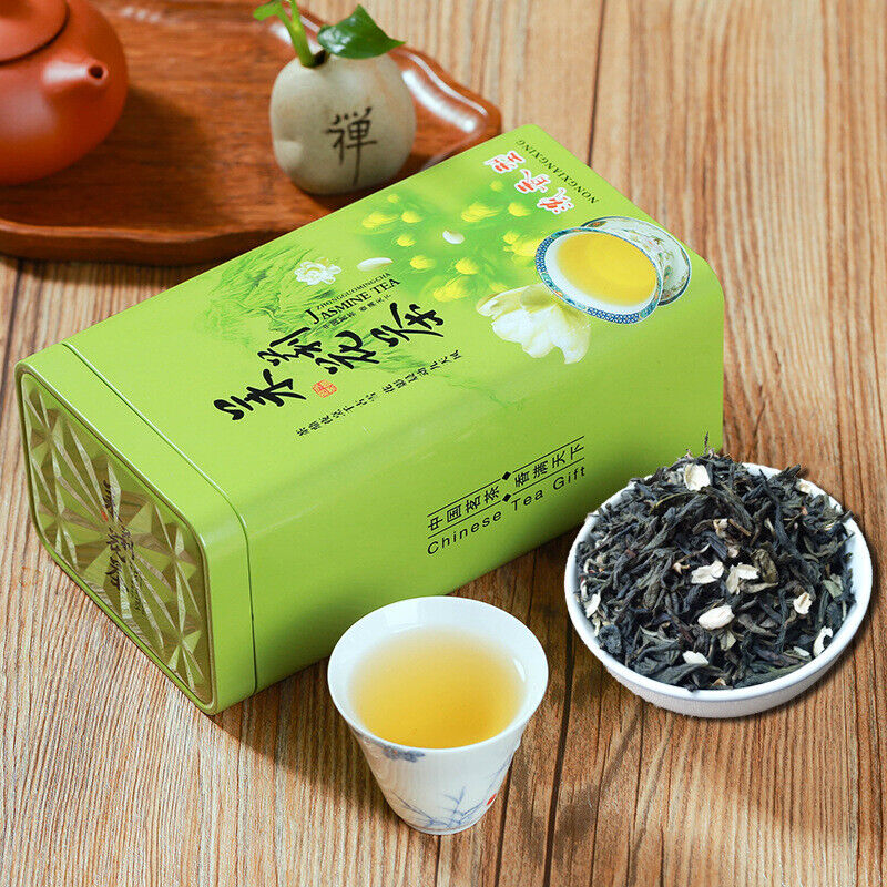 HelloYoung Aromatic Drink 250g-500g Premium BulkJasmine Tea Canned Jasmine Gift Flower Tea