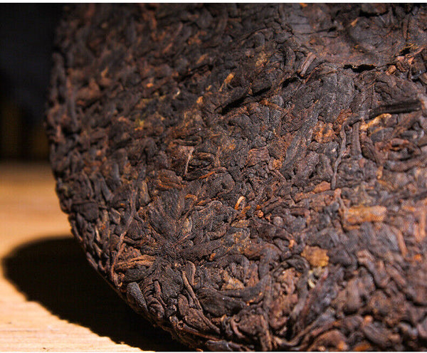 HelloYoung Puerh Ripe Tea Old Banzhang Ripe Tea Cake 357g Pu'er Tea Yunnan Pu'er Tea Cake