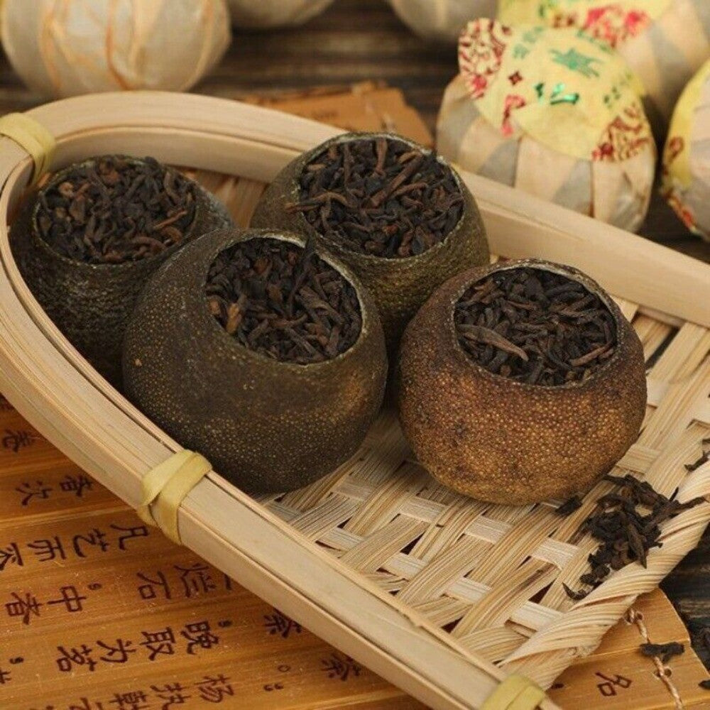Xinhui Tangerine Peel Pu-erh Tea Tianma Premium Loose Leaf Aged Citrus Aroma Secondary image