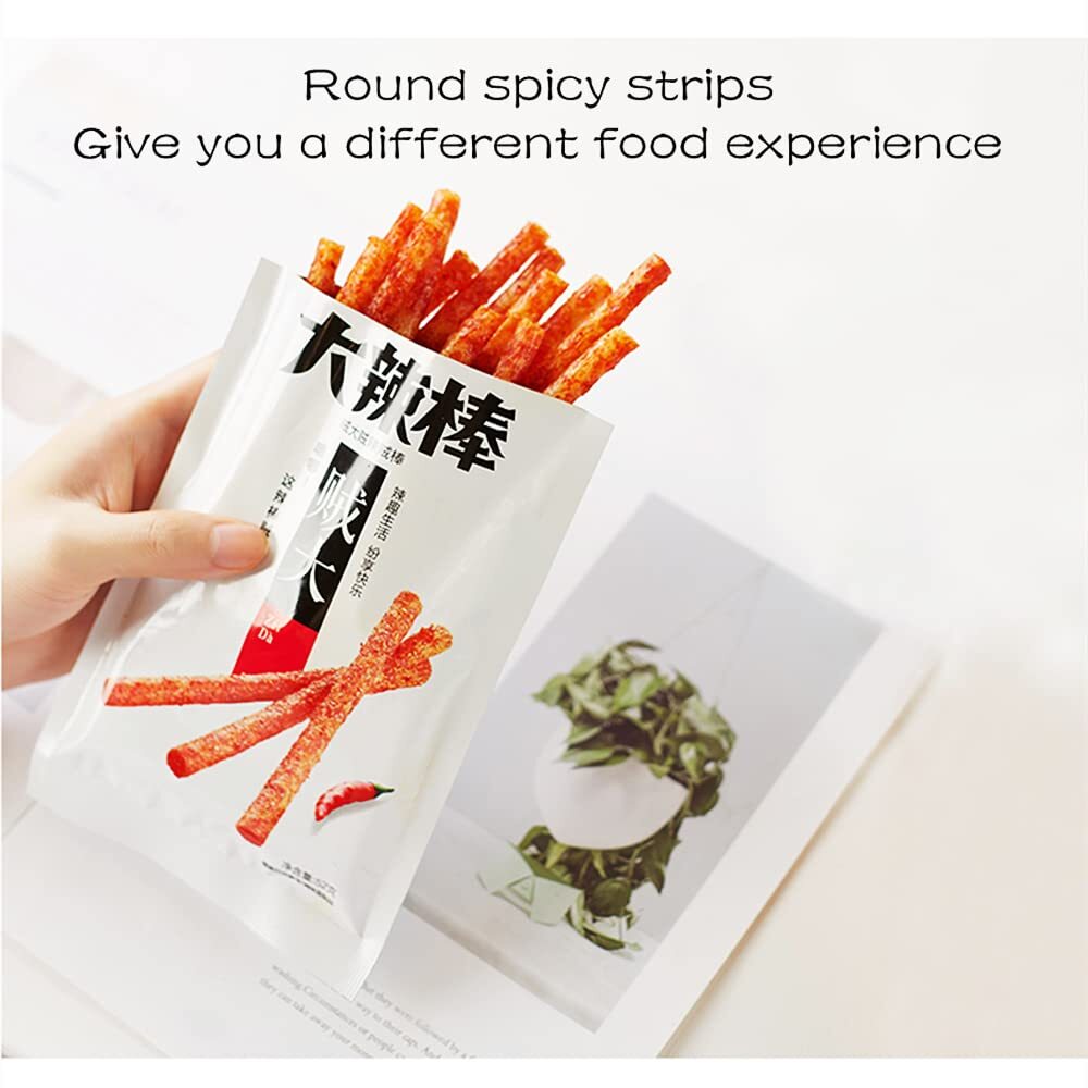 Chinese Special Snack Food 78g (Pack of 2) Spicy Strips Spicy Gluten Latiao