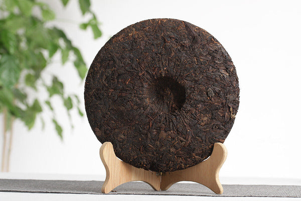357g Old Puerh Ripe Tea Dry Warehouse Ripe Tea Menghai Flavour Pu'er Tea