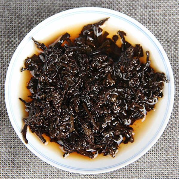357g/12.59oz Laobanzhang Ripe Puerh Tea Ecological Tea Golden Bud Black Tea