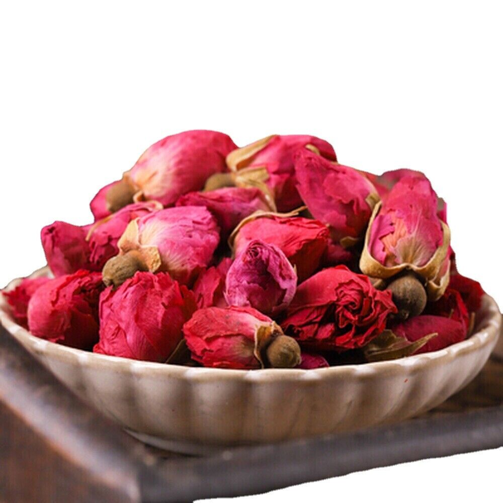 HelloYoung China Flower Red Rose Bud Tea, Aroma Dried Flower Flower Herb Blossom Tea Main image