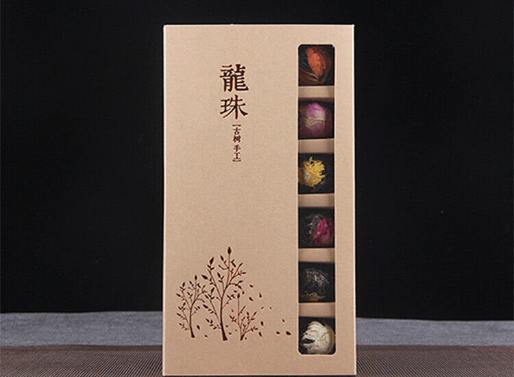 Floral Yunnan Pu'er Raw Tea Dragon Ball Lily Rose Jasmine Peony Flower Tea