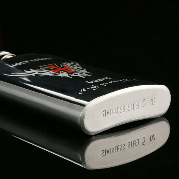 Stainless Steel Liquor Whisky Alcohol Portable Drinkware Flagon  Vodka Hip Flask