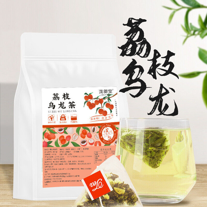 Lychee Oolong Fruit Tea Combo: Cold & Hot Brew Herbal Tea Bags Main image