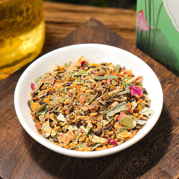 HelloYoung 150g winter melon lotus leaf tea rose cassia peppermint hawthorn wellness tea
