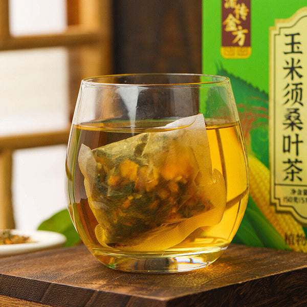 HelloYoung 150g Green willow corn beard mulberry leaf tea burdock lotus cassia seeds tea