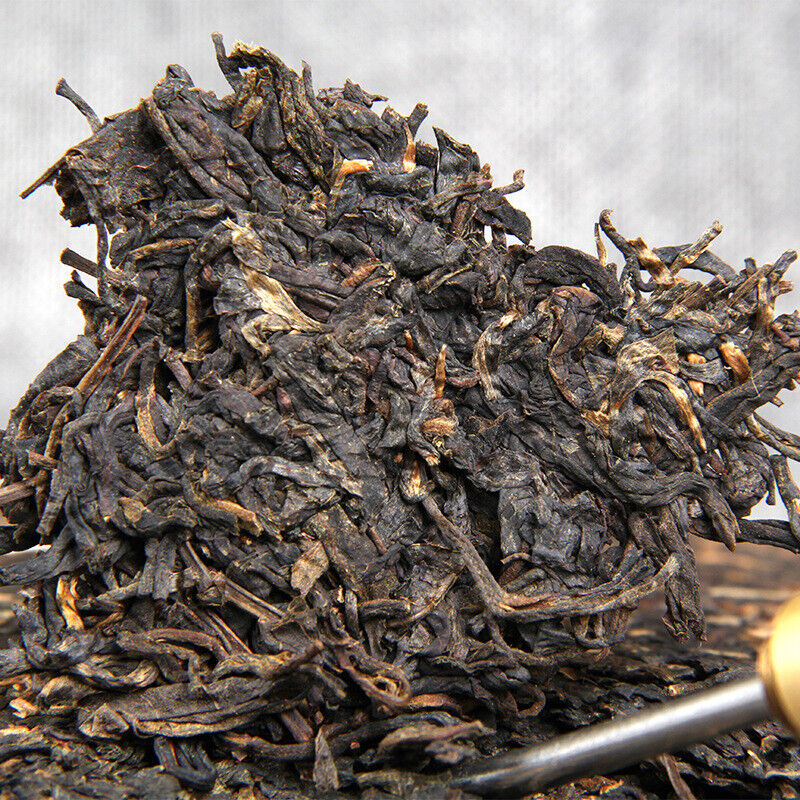 HelloYoung Big Leaf Pu-erh Green Tea Cake Health Care Natural 400g Yunnan Old Pu'er Raw Tea