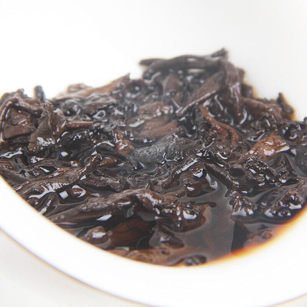 HelloYoung Premium Ripe Tea Specialty Tea Ancient Rhyme Yunnan Pu'er Black Tea 357g 老熟茶