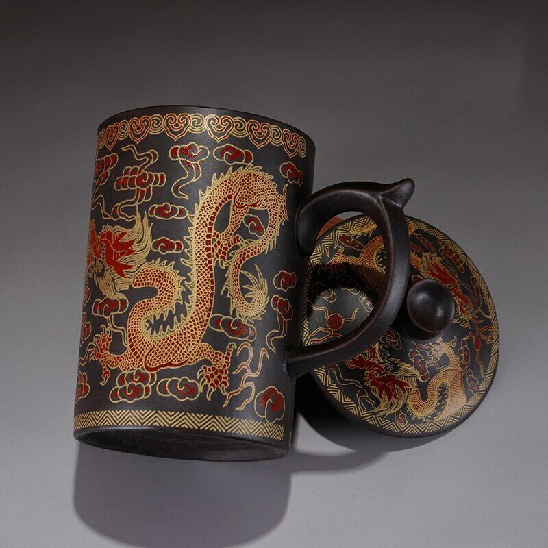 Teacup Pu'er Filter Tea Cup Ceramic Cups Office Cups Travel Kung Fu for Teas
