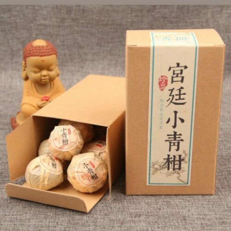 HelloYoung 100g/box Chinese XinHui "Chen Pi" Tangerine Peel Ripe Puer Tea "Gong Ting