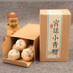 HelloYoung 100g/box Chinese XinHui "Chen Pi" Tangerine Peel Ripe Puer Tea "Gong Ting