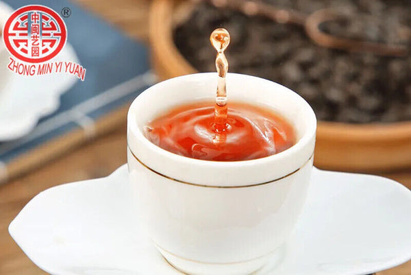 HelloYoung TeaNew Black Tea Pu'er Tea Canned Cooked Tea Fossil Old Cooked Pu'er Tea 100g