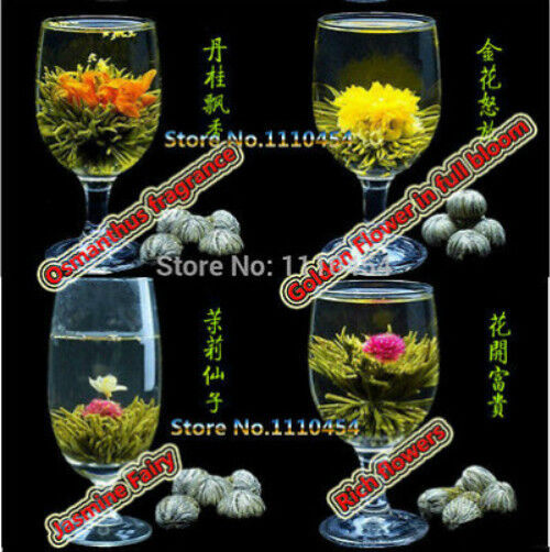 16 Arten von Handmade Blooming Flower Tea Kräutertee Großen Duftenden Grünen Tee