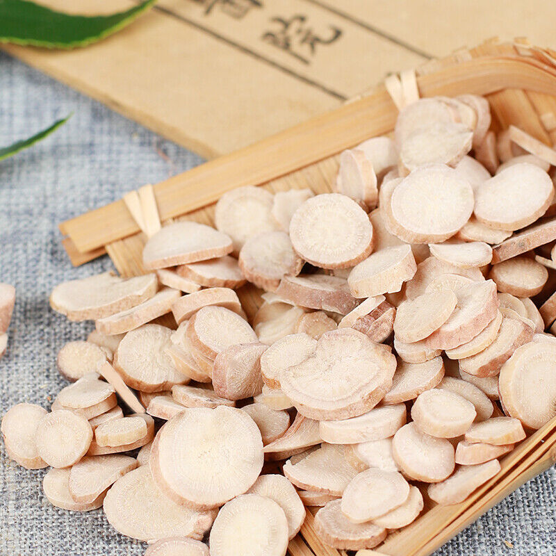 White Peony Root Sliced Tea Radix Paeoniae Alba Chinese Herbs Medicine Herb Food Secondary image