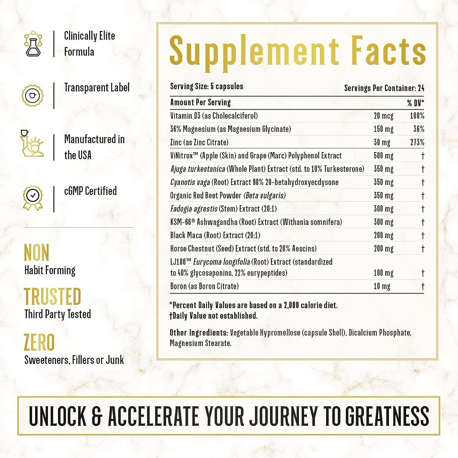 King Maker 13-in-1 Men's Capsules - 120 Count Dietary Supplement