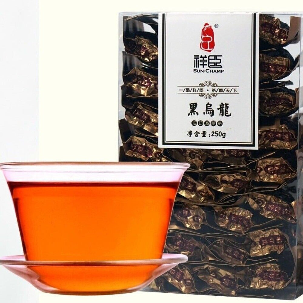 Charcoal Roasted Black Oolong Tea 250g Rich Flavor Oil Control Premium Secondary image