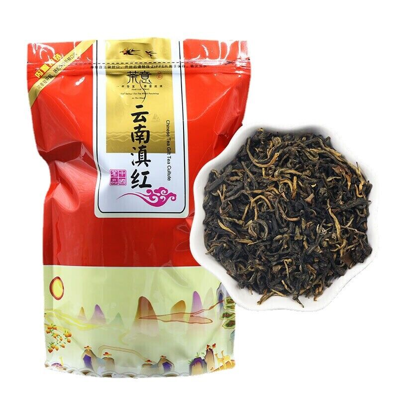 HelloYoung 250g/500g Yunnan Premium Dianhong Health Care Red Tea Dian Hong Black Tea Main image