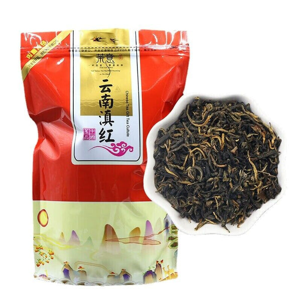 HelloYoung 250g/500g Yunnan Premium Dianhong Health Care Red Tea Dian Hong Black Tea