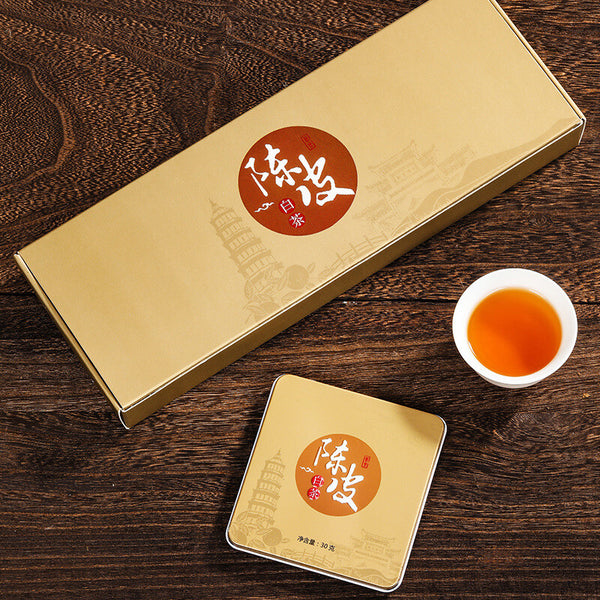 Fuding White Tea 2018 Shou Mei Chen Pi Old White Tea Smoking Sticks 180g