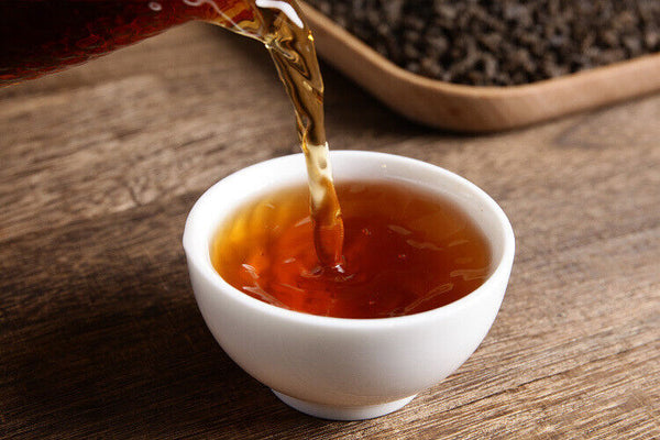 HelloYoung Yunnan Pu'er Tea Menghai Tea Fossil 500g Loose Tea Ripe Tea
