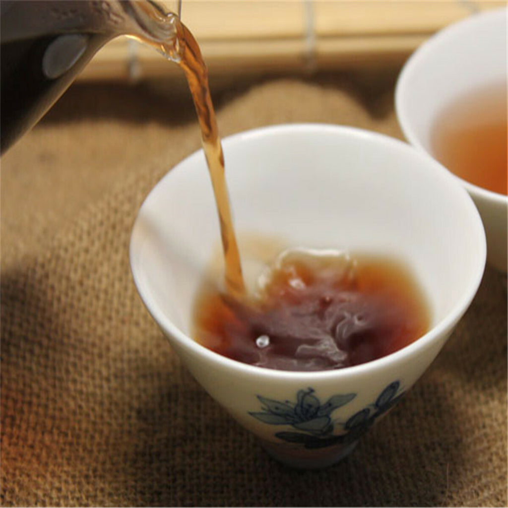 5Pcs Shu Puer Ripe Resin Pu-Erh Chinese Yunnan Cream Cha Gao Black Tea Puerh Tea