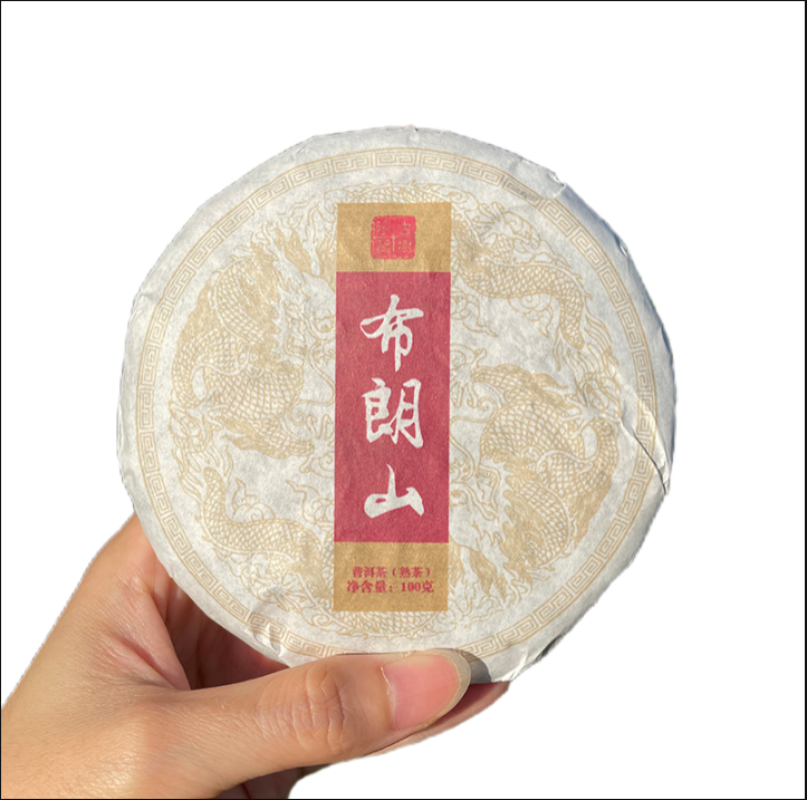HelloYoung Brown Mountain Spring Tea Brown Mountain Ripe Tea Pu-erh Ripe Tea 100g
