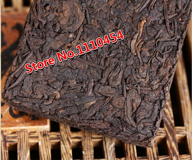 HelloYoung Pressed Tea Ecology Black Tea Yunnan Pu-Erh Tea Brick Organic Cooked Puer 250g