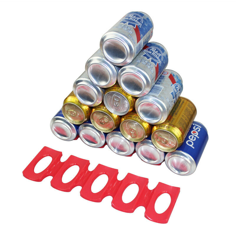 Foldable Wine Bottle Rack Storage Beverage Beer Silicone Wine Stacker Space Save Secondary image