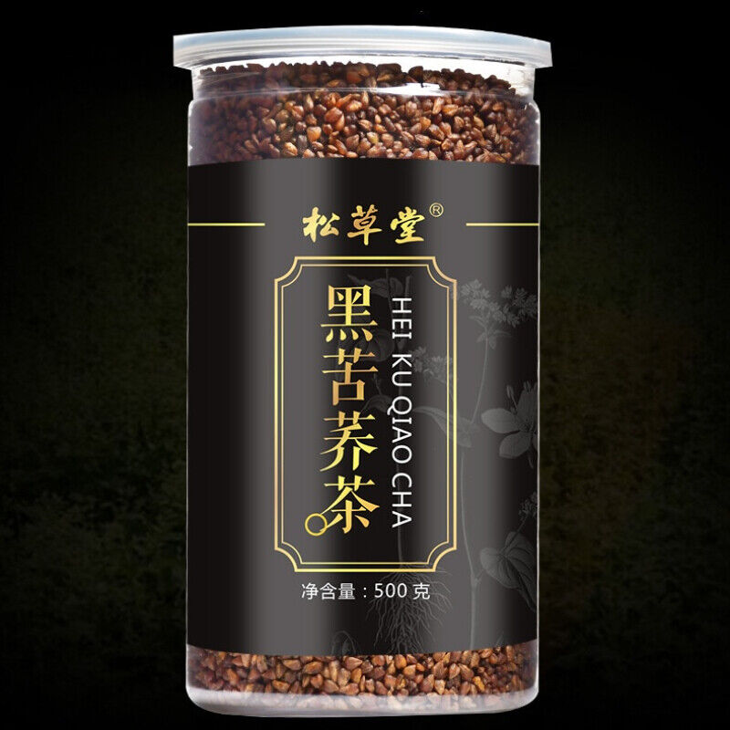 HelloYoung Healthy Premium Organic Herbal Tea Hei Ku Qiao Black Tartary Buckwheat Tea 500g