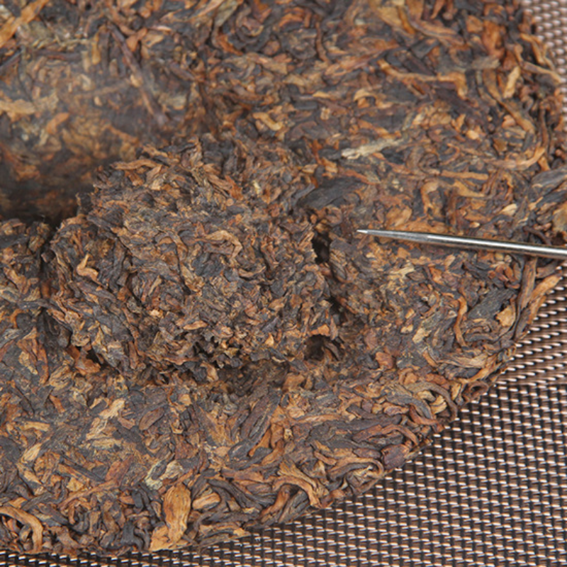 Spring Tea Royal Tribute Gold Cake 357g/12.59oz Natural Ripe Puerh Tea
