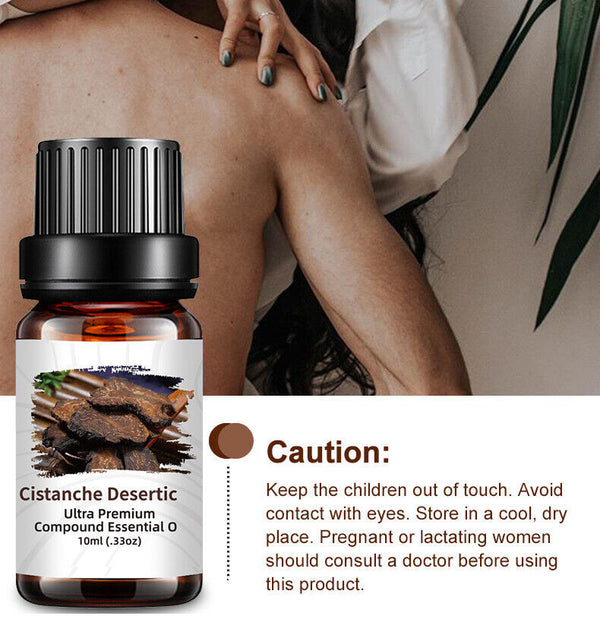 Herbal Essential Oil of Cistanche Deserticola Men's Health Care Massage Oil 10ml