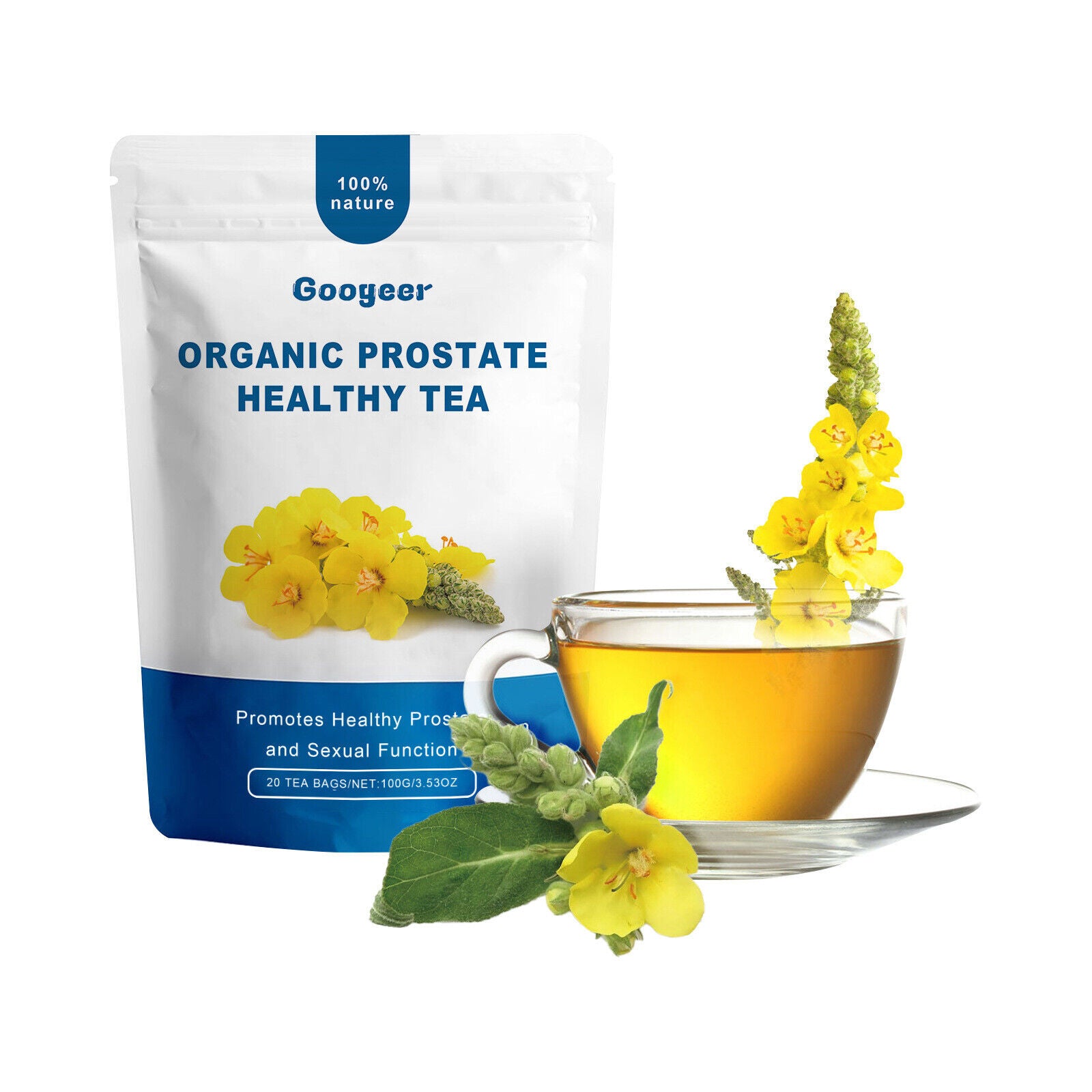 Natural Support Blend 100g Googeer Organic Prostate Health Tea