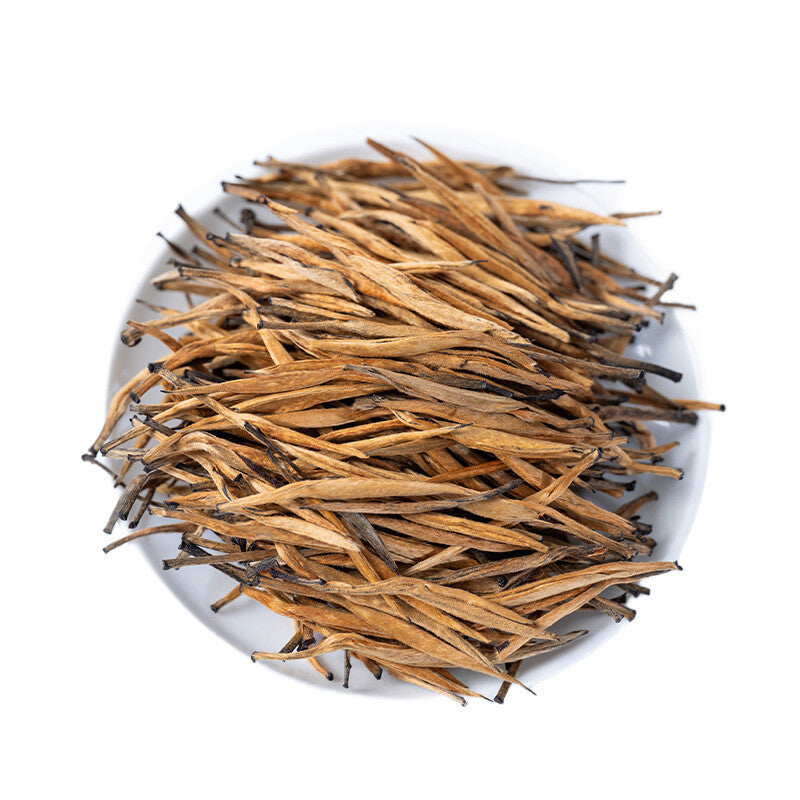 Premium Yunnan Fokeng Dianhong Golden Needle Honey Bud Black Tea Main image