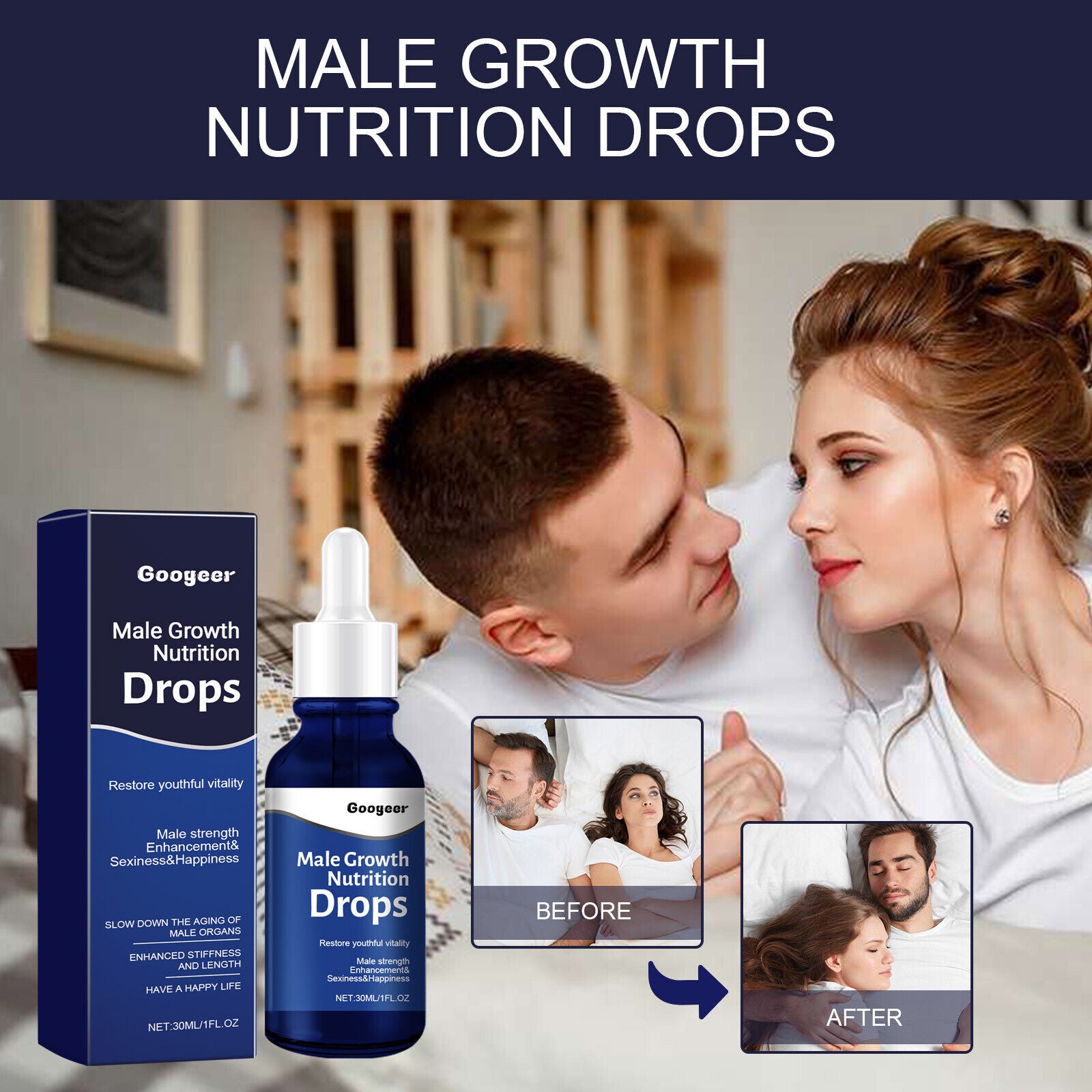 1/3Pcs Male Growth Nutrition Drops Natural Male Strengthening Drops Main image