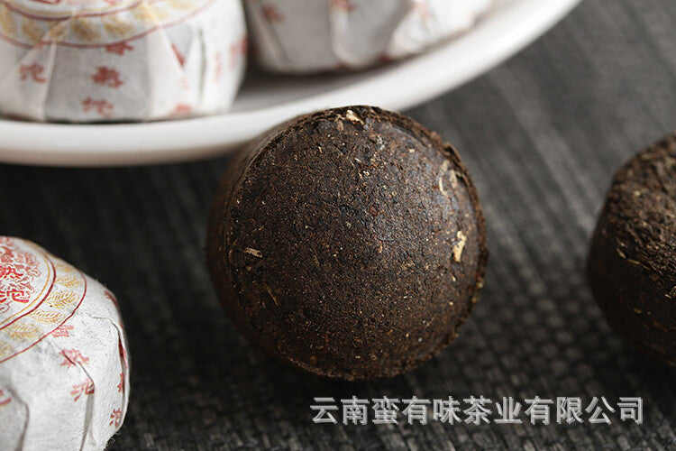 500g Glutinous Rice Fragrance Cooked Tuo (White Cotton) Yunnan Pu'er Tea