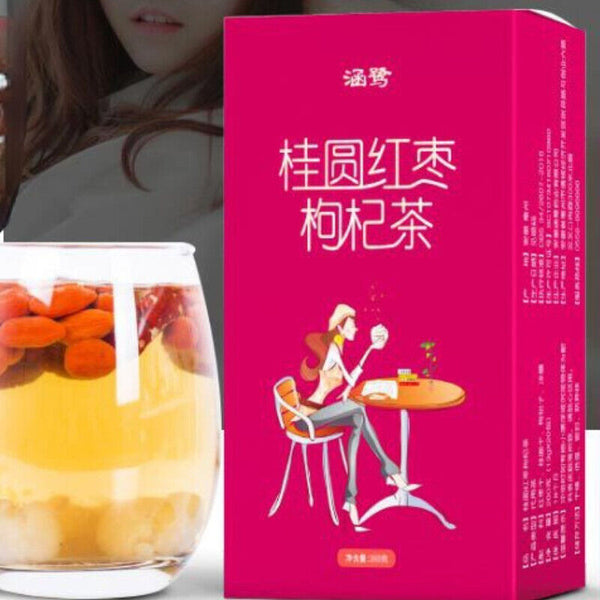 HelloYoung Health Herbal Tea Gouqiguiyuan Organic Longan Red Date Wolfberry Herbs Tea 300g