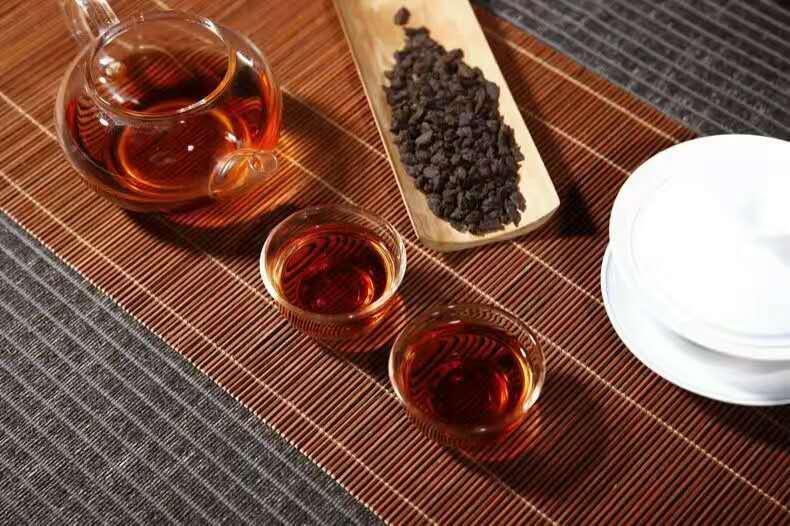 HelloYoung250g Yunnan Pu'er Tea Cooked Ripe Tea Ancient Tree  Puerh Tea China Puer Tea